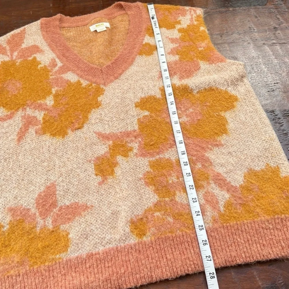 Maeve Floral V-Neck Sweater Vest - Picture 9 of 10